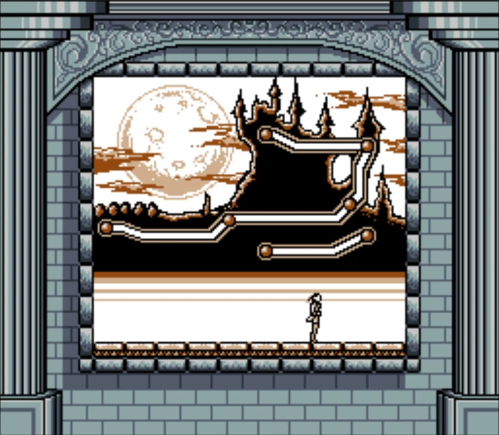 Castlevania Legends - геймплей игры Game Boy